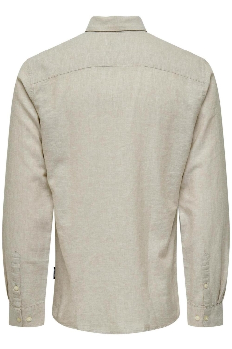 Only & Sons onscaiden ls solid linen shirt noos